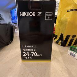 Nikon 24-70 F/2.8s Lens *NEW*