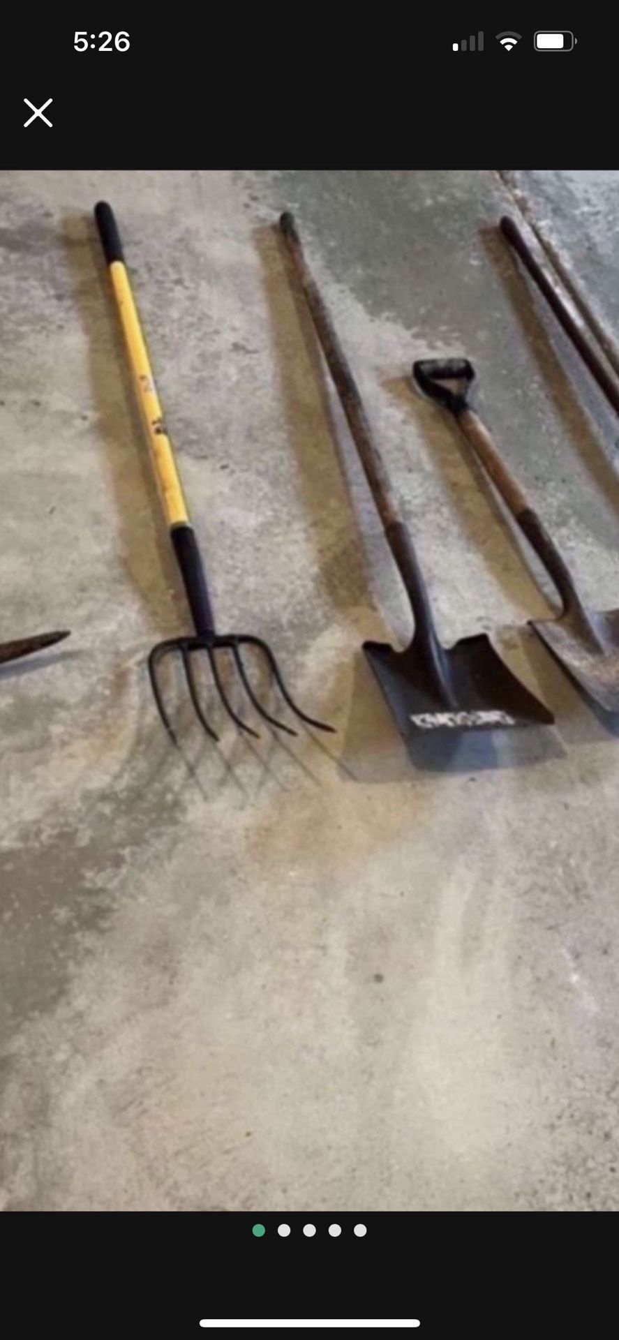 Tools - all 5 heavy duty lawn tools for 90:00 - Great Value!