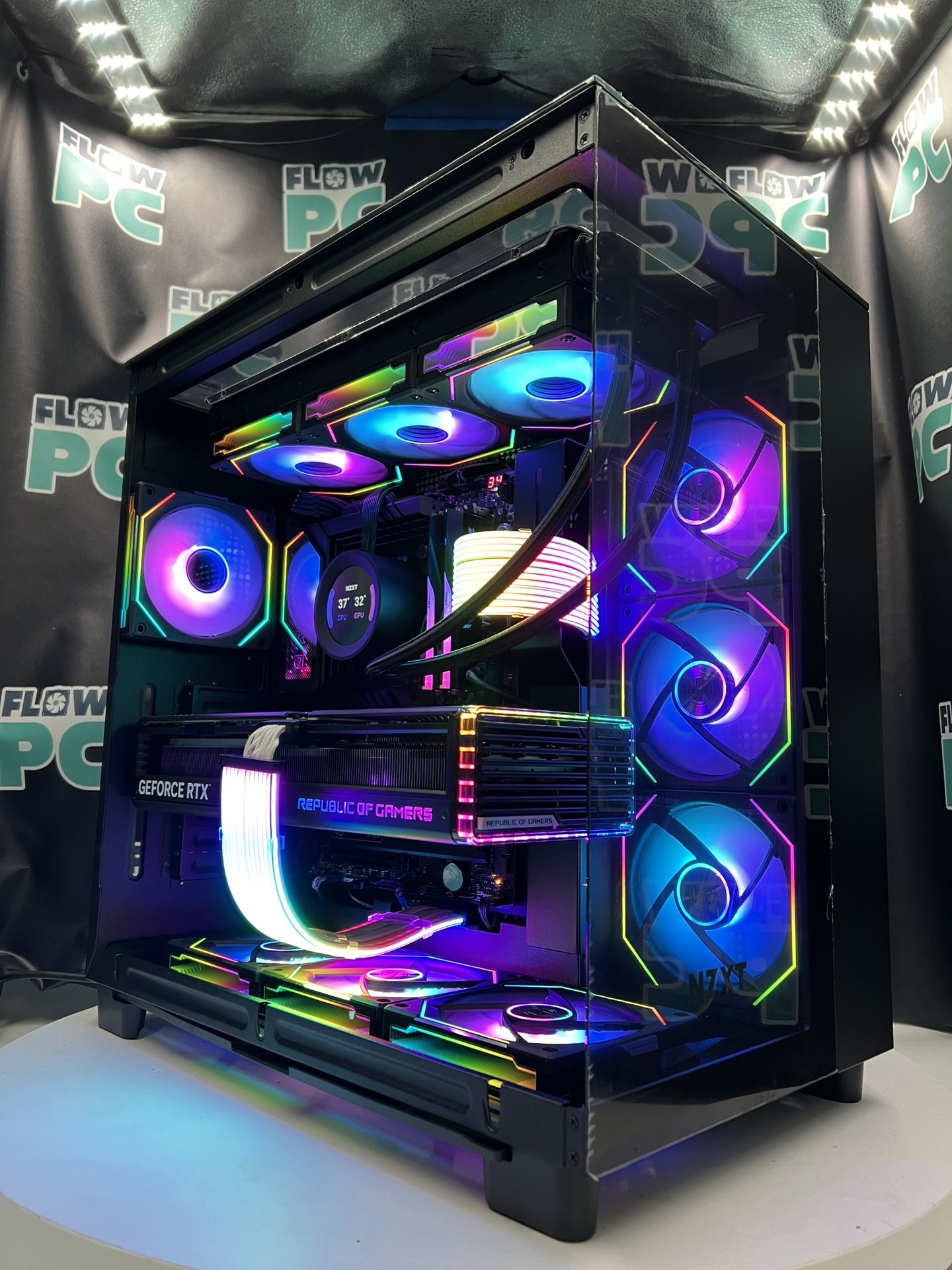 ASUS ROG RTX 4090 Gaming Desktop PC AMD Ryzen 9 9950X 96GB DDR5 4TB M.2 SSD 1200W PSU RTX4090 Computer
