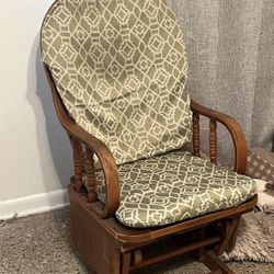 Vintage Wooden Glider 