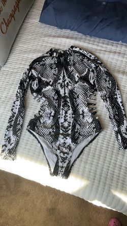 One piece rash guard swimsuit