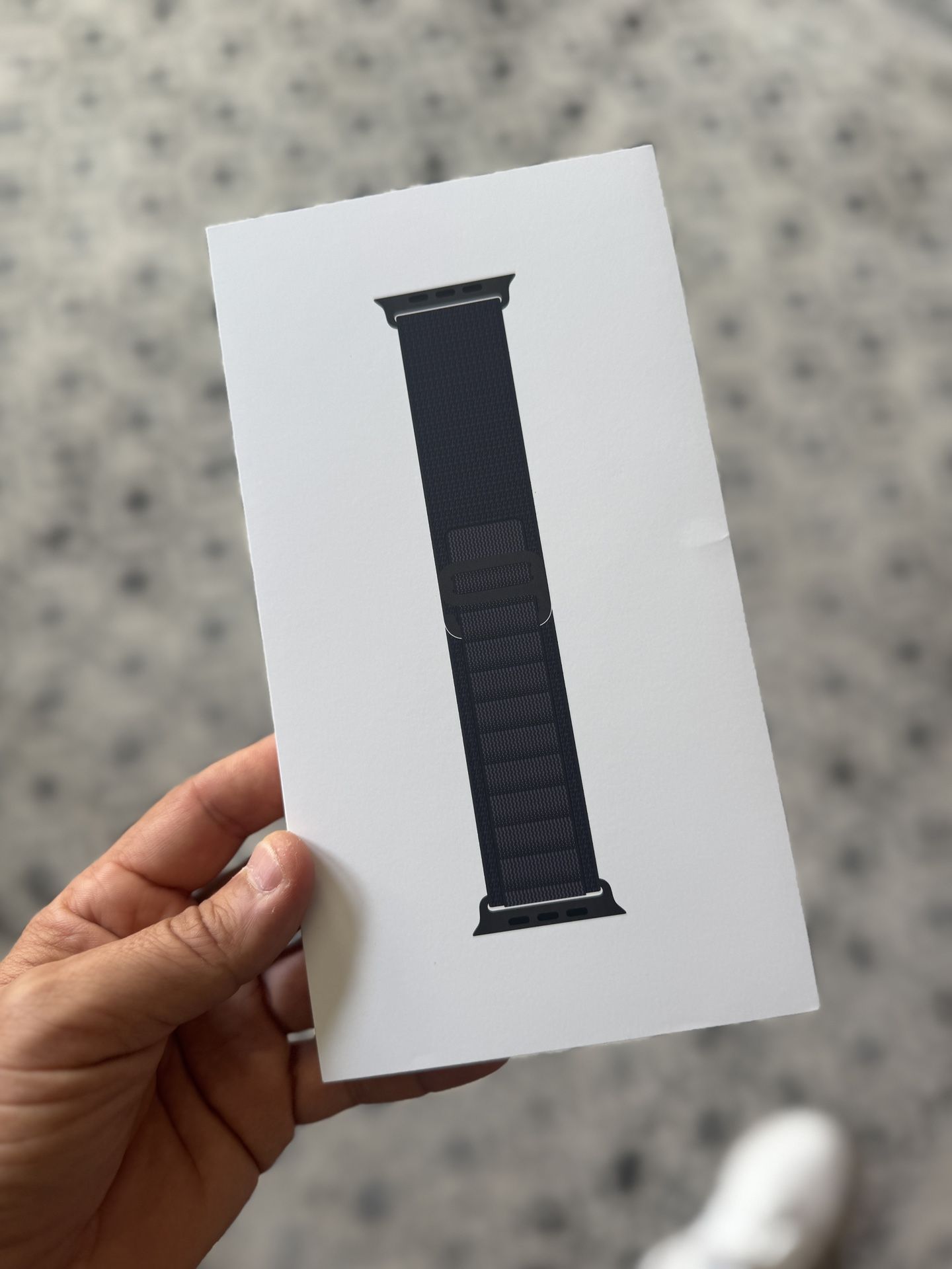 Apple Watch 49mm Black Black Titanium Alpine Loop
