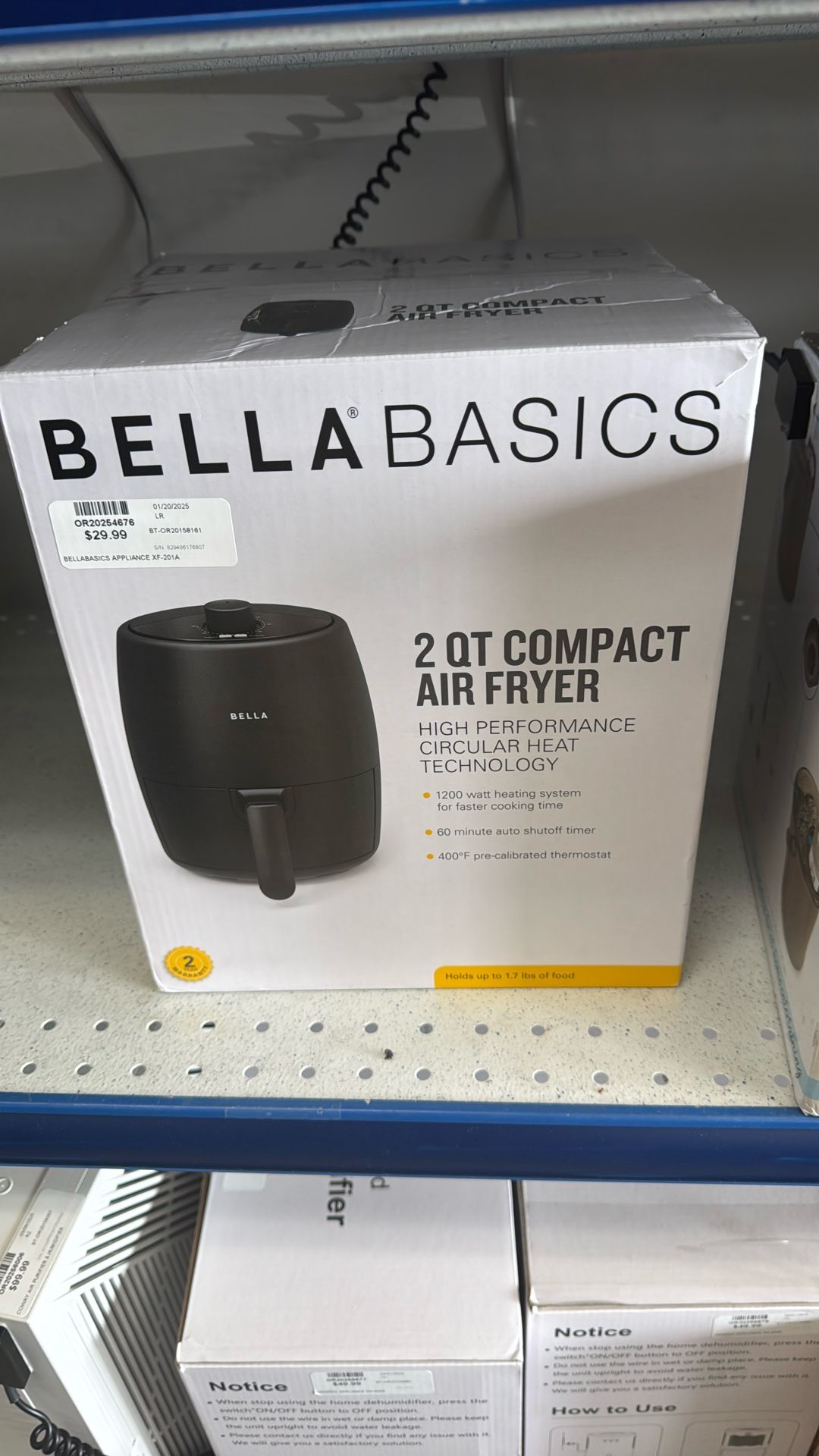 Bella Basics Air Fryer