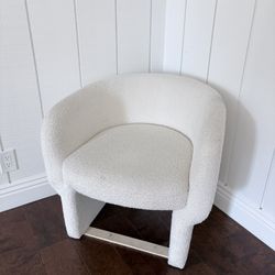 White Accent Chair 