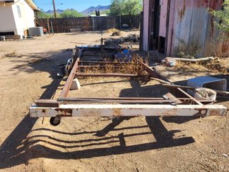 Tandem axle trailer frame