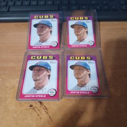 Justin Steele Cards Chicago Cubs 