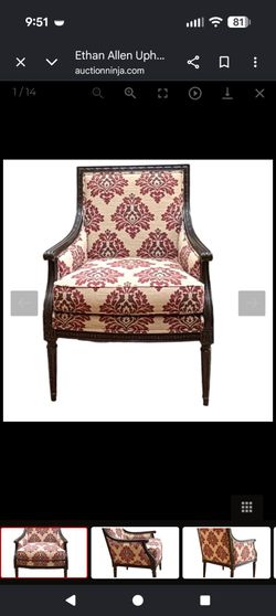 Pristine condition "Giselle" chair by Ethan Allen