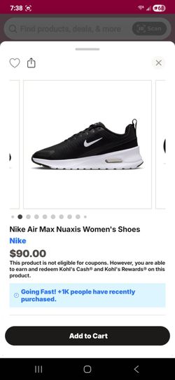 Nike Air Max Nuaxis Women's Shoes Size 10.5 New