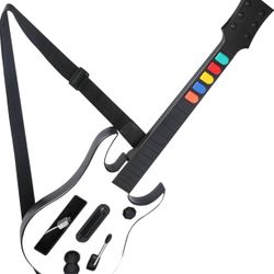 KYAYUGM Wii Guitar Compatible for Nintendo Wii, Supports for Guitar Hero and Rock Band Games