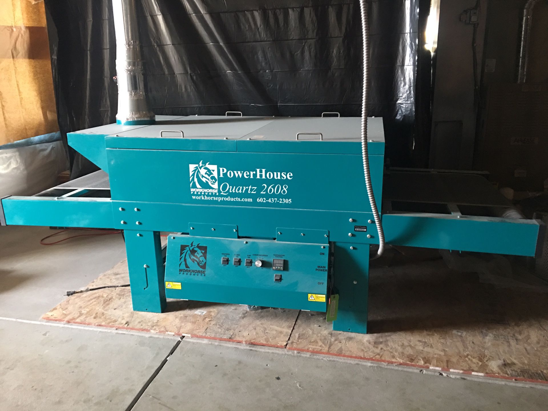 Screen Printing PowerHouse Quartz 2608 Conveyor Dryer