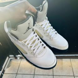 Air Jordan 5 Retro White/Black – Clean Pair | New Insoles | Minor Flaws | Men’s Size 12