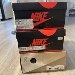 Jordan 1 Retro OG’s and On Shoe Bundle Men’s 9.5