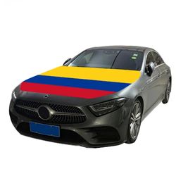 Colombia Flag Hood Cover Fits All Cars