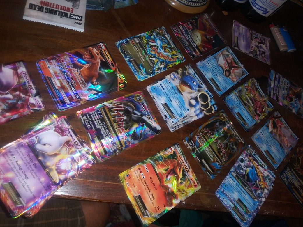 Rare Pokemon Card Collection Charizard Mewtwo Blastoise and More