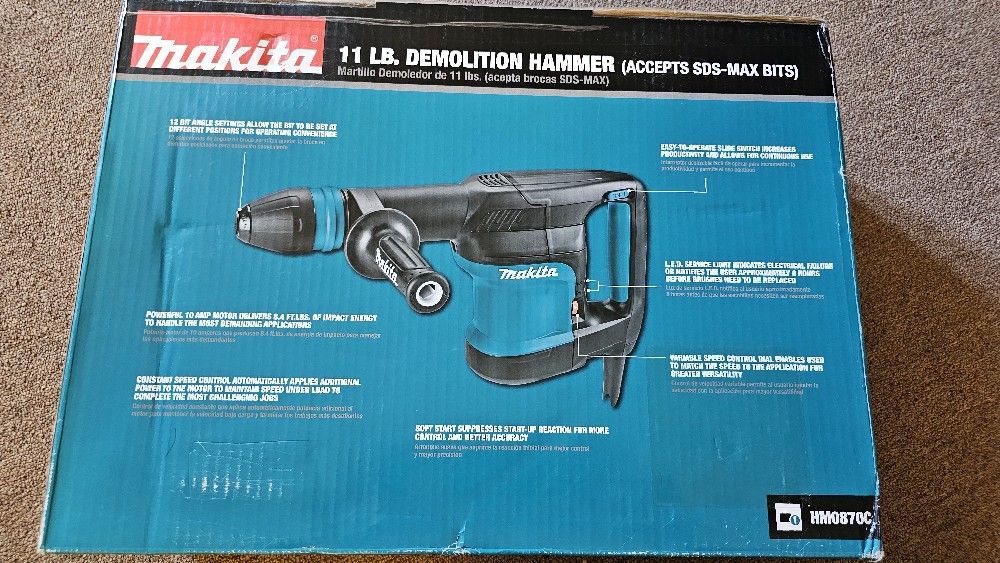 Makita Demolition Hammer Sds-max