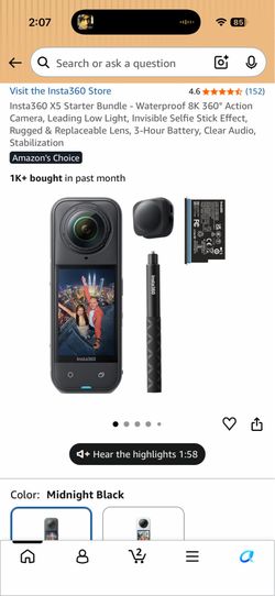 Insta 360 starter bundle