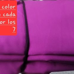 Manteles Color Maguenta 7 Piezas $8 Cada Uno 