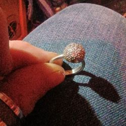 Sterling Silver W/ Pave Swarovski Crystal Statement Ring