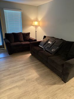 Couch and loveseat