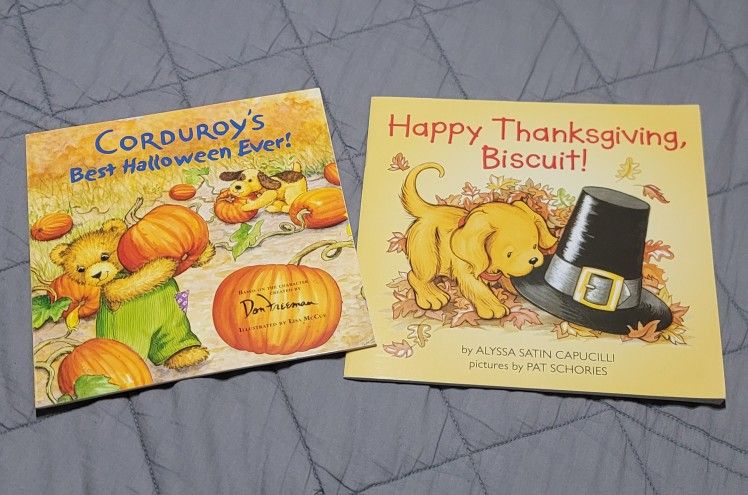 Corduroy's Halloween & Happy Thanksgiving Biscuit Children's Books