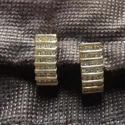 10K Diamond Earrings 