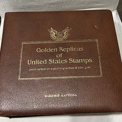 Golden Replicas Of United States Stamps