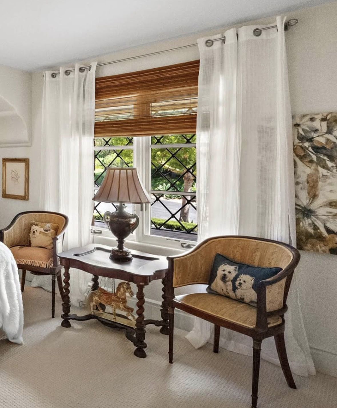 50” X 95” White Drapes (2 panels)