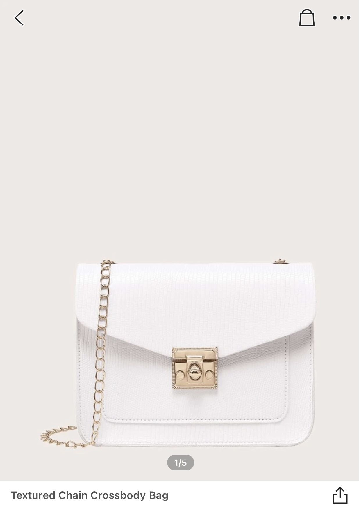 White Mini Purse