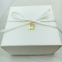 Nylon choker gold Plated 18 k flower charm necklace