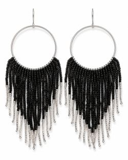 Gorgeous hand beaded drop dangle earrings