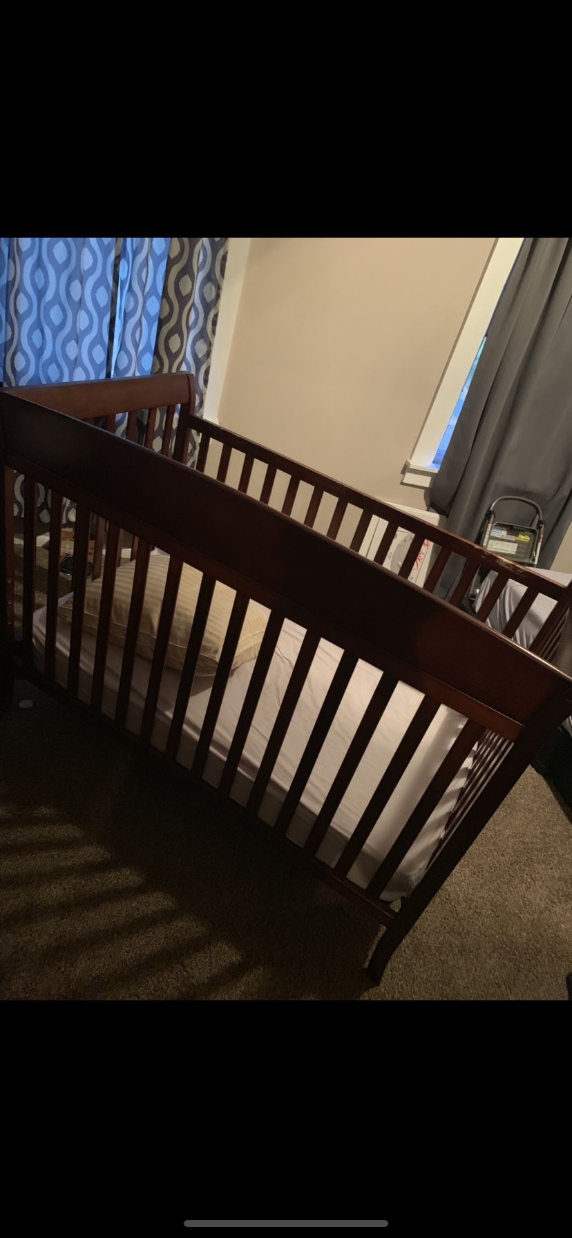 Crib and new mattress