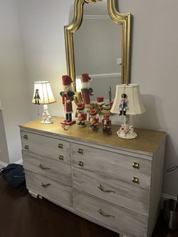 Console And Mirror