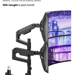 ARES WING Dual Monitor Arm Desk Mount 