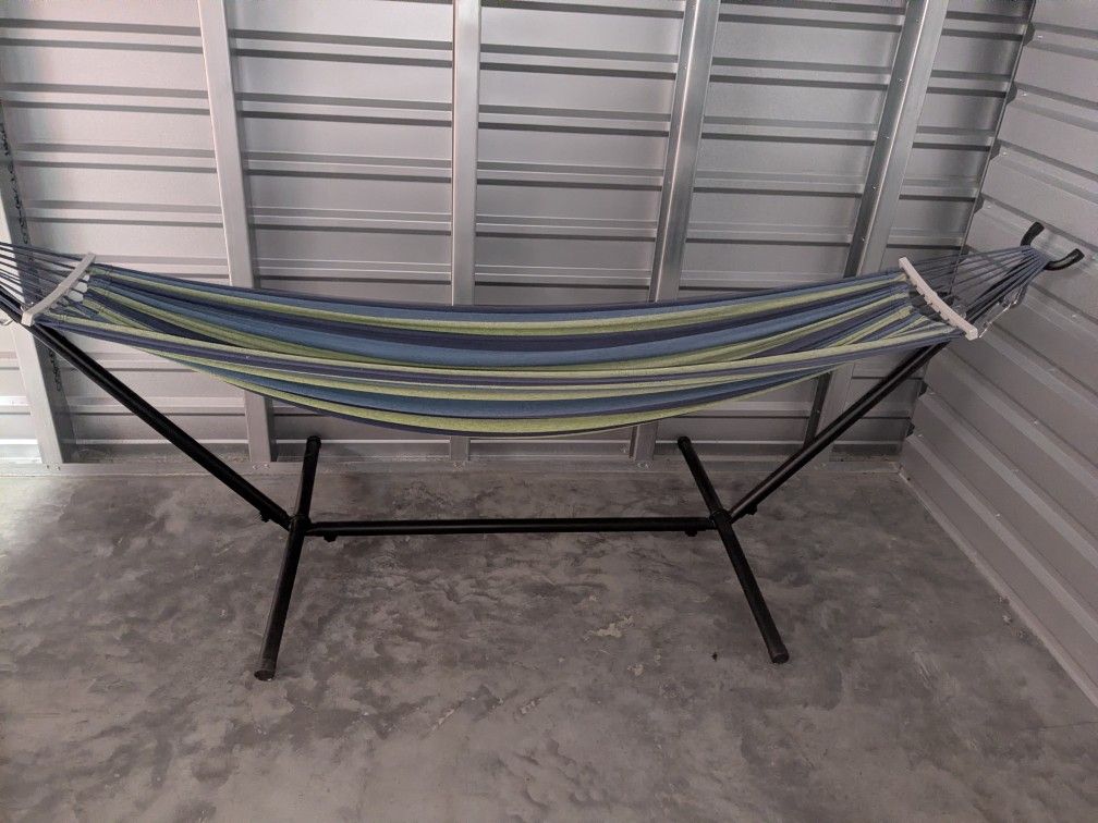 2 Person Hammock With Heavy Duty Stand 