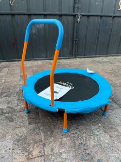 ATIVAFIT 36-Inch Toddler Trampoline with Foam Handle