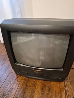 Panasonic PV-C1320 13” CRT TV VCR Combo WORKS  Retro Gaming -  with Remote 🔥