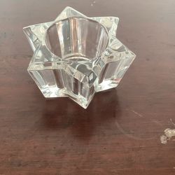 Glass Candle Holder