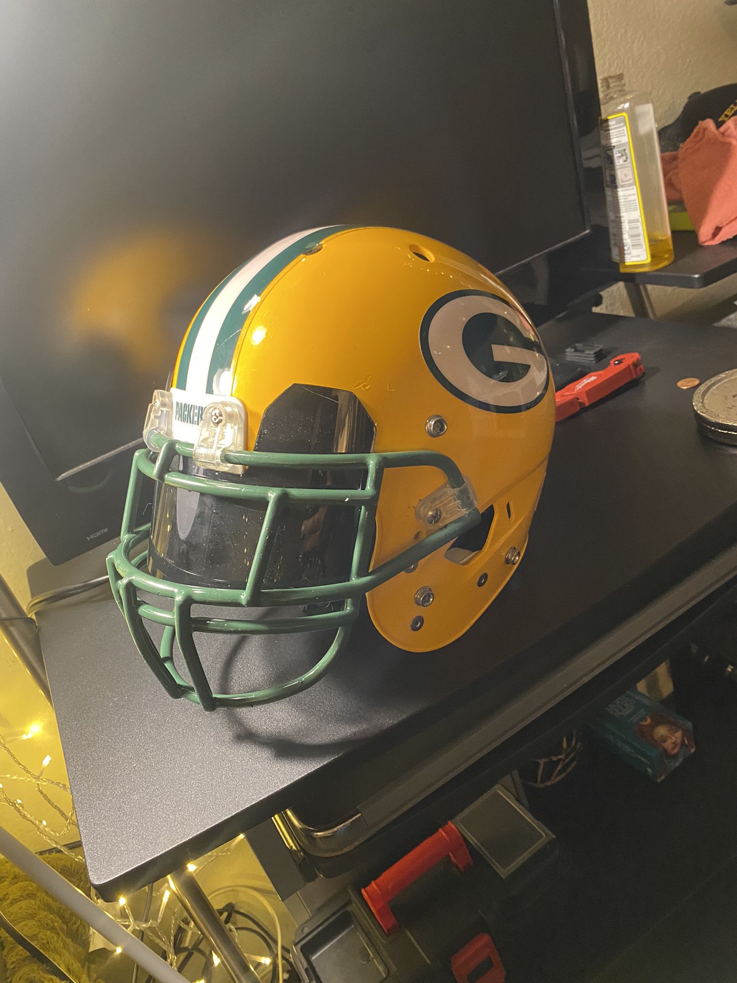 Custom Green Bay Packers Football Helmet