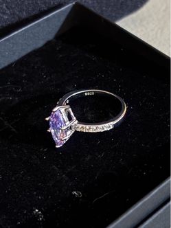 UGI Marquise Amethyst GemStone Ring New 3ct Size 9 STERLING SILVER