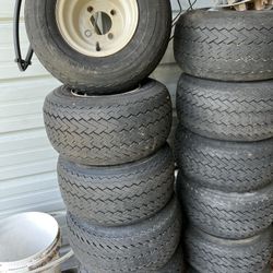 Golf Cart Tires And Hubcaps