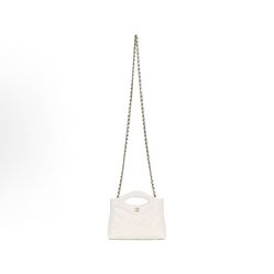 CHANEL 31bag 24S long horizontal version Nano leather chain diamond chain hand-held one-shoulder cross-body bag(64)68