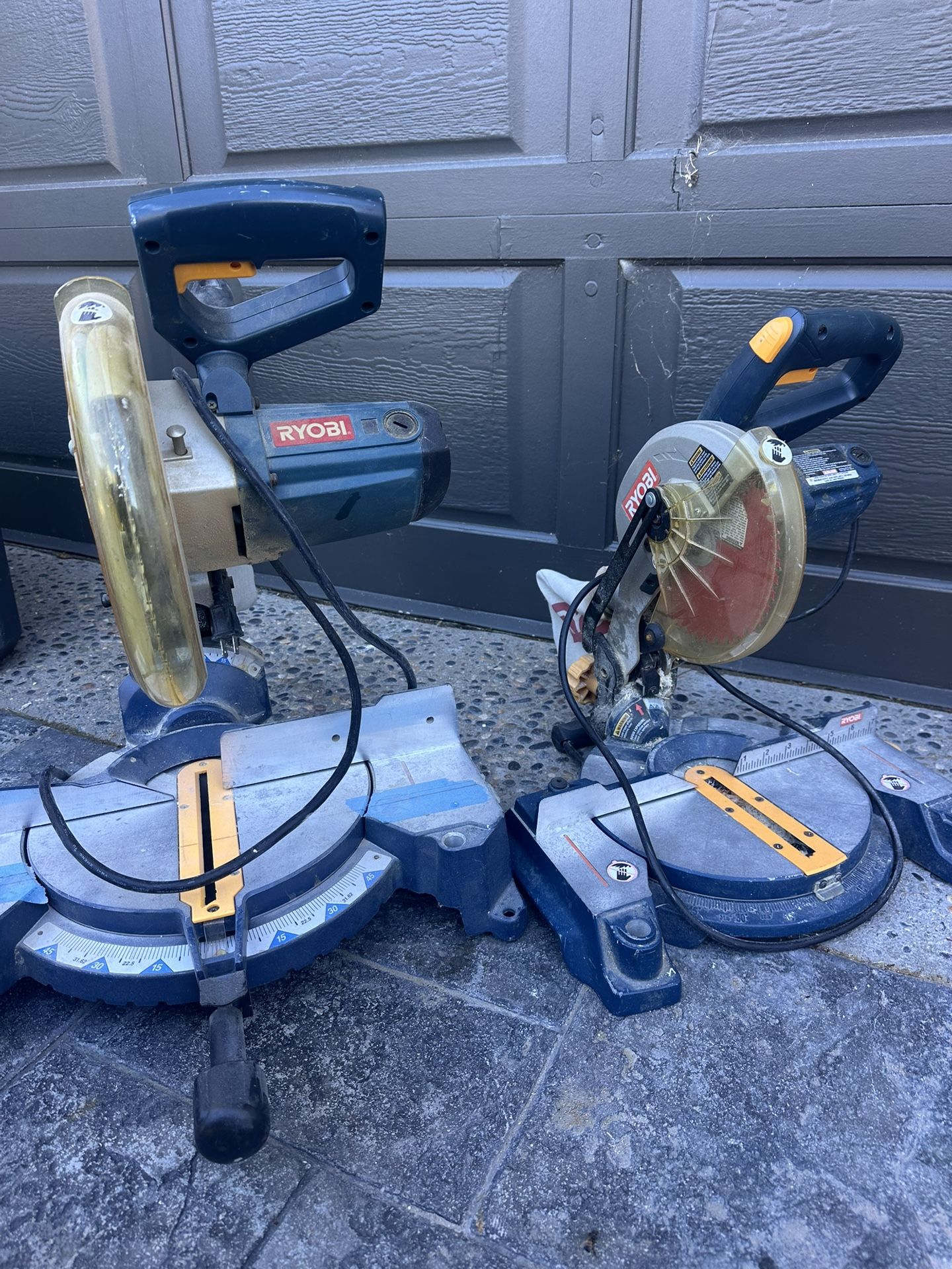Ryobi Chop Saw 10” And 7 1/4  Miter Saw 
