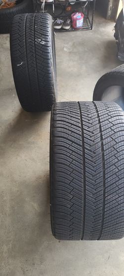 4 Michelin tires (295/30r20, 245/35r20) winter tires