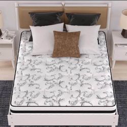 Brand New 10 Inch Hybrid Twin Mattress in a Box  White