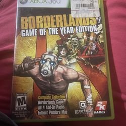 Borderlands Game Of The Year Edition Xbox 360 Game 