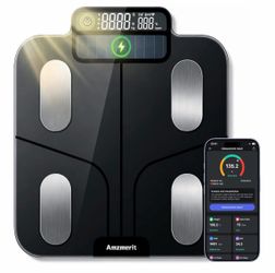 Solar-Powered Smart Body Fat Scale
