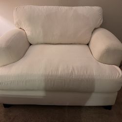 Cream Langley Deep Cushion Arm Chair
