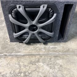 10 Inch Square Ported Subwoofer Box (SUB IS BLOWN)