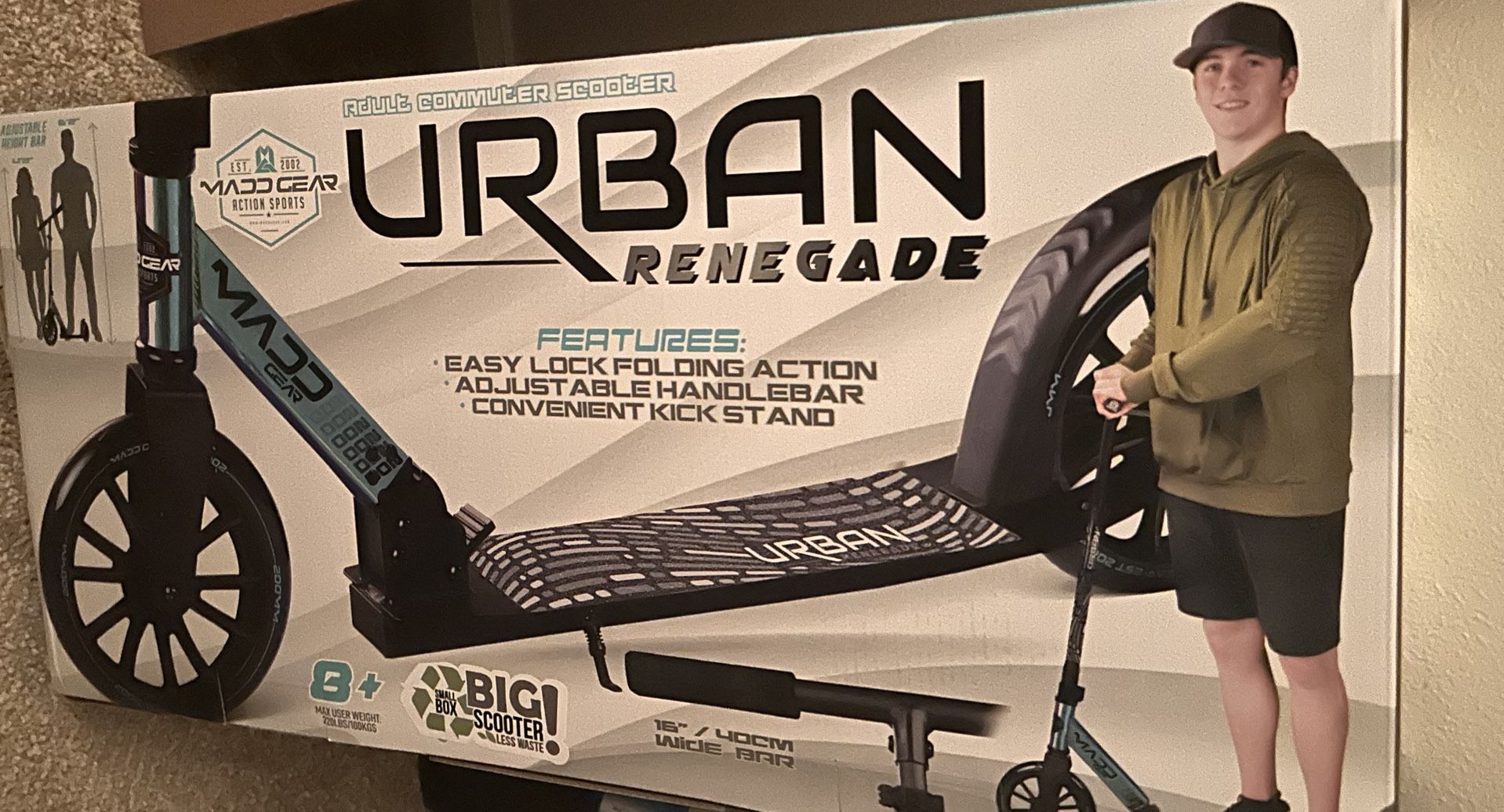 Urban Adult Commuter Scooter 