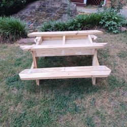 Kids Activity And Picnic Table